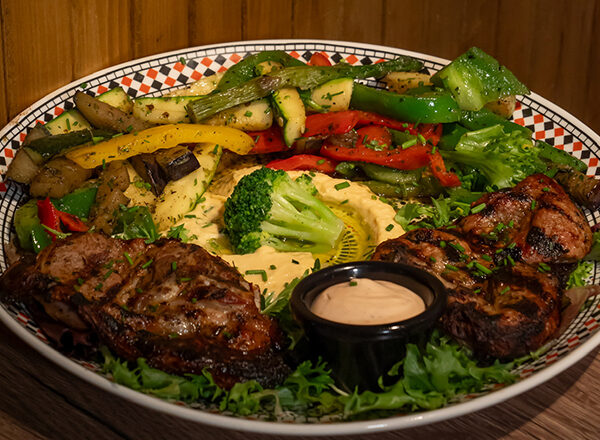 Grilled lamb barbecue