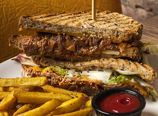 Club sandwich de ternera